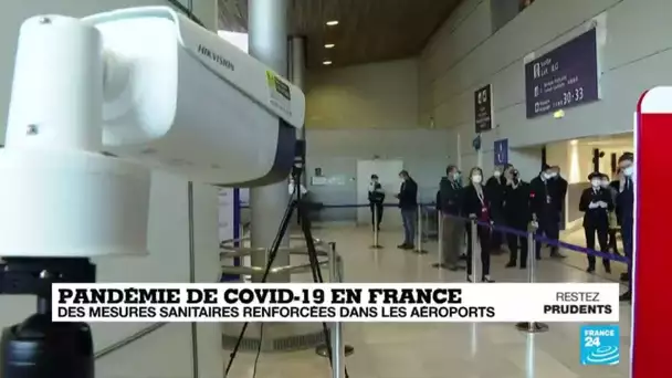 Covid-19 : des mesures sanitaires renforcées dans les aéroports en France