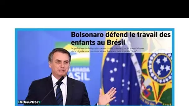 Jair Bolsonaro: "Le travail donne de la dignité, peu importe l'âge"