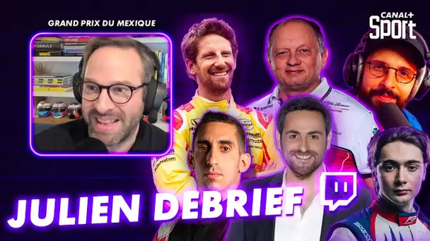 #JulienDébrief le GP du Mexique, avec Romain Grosjean, Camille Combal, etc. [REPLAY TWITCH]