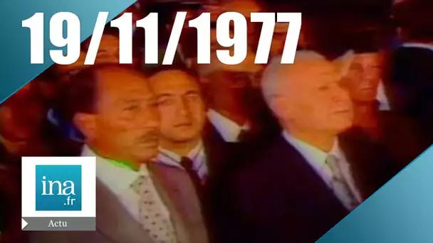 20h Antenne 2 du 19 novembre 1977 - Anouar el-Sadate en Israël | Archive INA