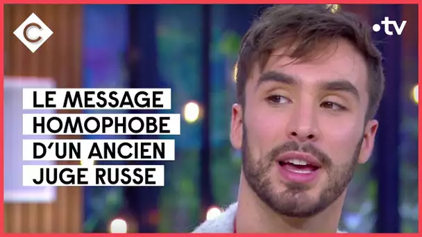 Guillaume Cizeron face à l'homophobie, avec Gabriella Papadakis - C à vous - 22/02/2022