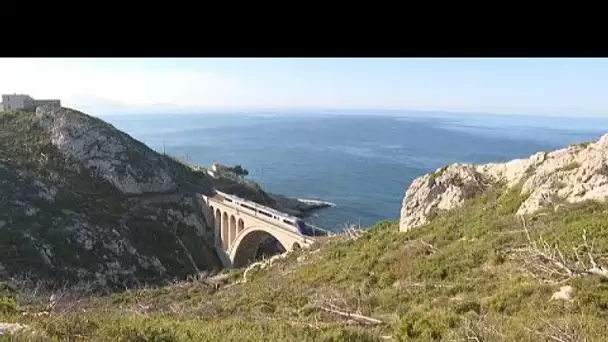 Le retour du train de la côte Bleue, l'une des plus belles lignes de train au monde