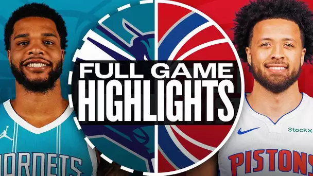 HORNETS at PISTONS | FULL GAME HIGHLIGHTS | January 3, 2025