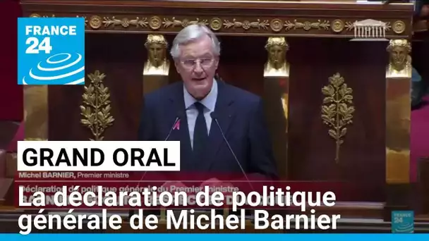 Le Premier ministre Michel Barnier présente sa feuille de route à l'Assemblée nationale