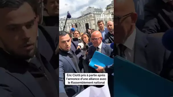 Éric Ciotti pris à partie par des militants de l'Union des étudiants juifs de France