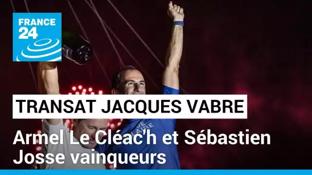 Sports : Armel Le Cléac'h et Sébastien Josse remportent la Transat Jacques Vabre • FRANCE 24