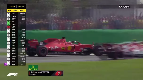 Sortie de piste de Vettel