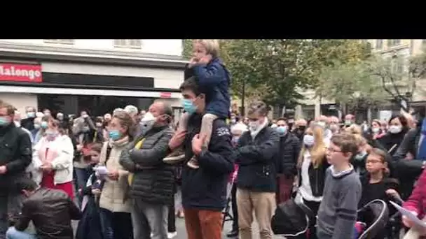 Manifestation à Nie pour le retour des messes publiques