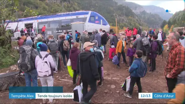 La vie quotidienne à Tende, trois semaines près la tempête Alex