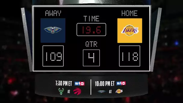 Bucks @ Raptors LIVE Scoreboard - Join the conversation & catch all the action on TNT!