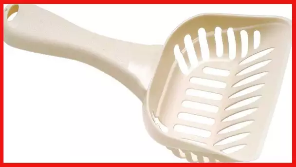 Petmate Litter Scoop for Cats, Large Size, Bleached Linen