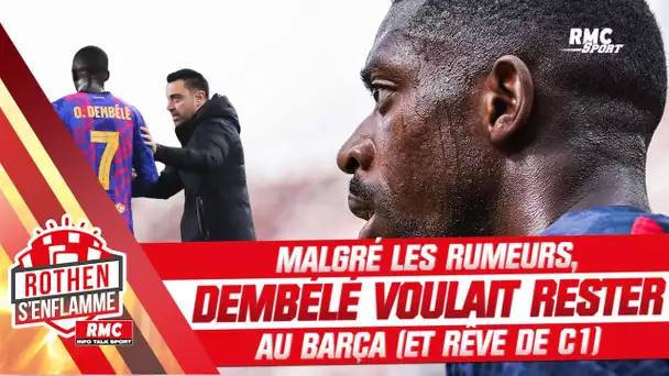 Malgré les rumeurs, Dembélé ne se voyait pas ailleurs qu'au Barça (et rêve de Ligue des champions)