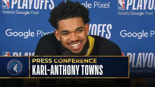 Karl-Anthony Towns Talks Anthony Edwards, Playoff Mindset & More | Post-Game Press Conference