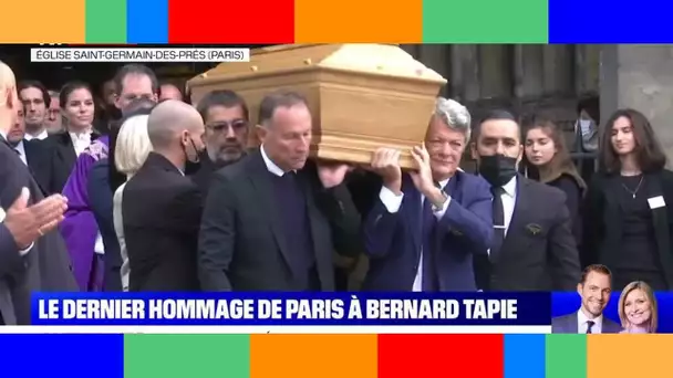 ✟  Hommage à Bernard Tapie : son cercueil porté par des proches, ce moment bouleversant de la cérémo