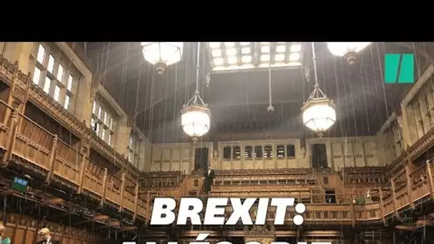 Brexit: le Parlement britannique littéralement sous l'eau