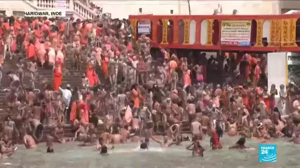 Covid-19 en Inde : des milliers de personnes rassemblées pour la Kumbh Mela en dépit de la pandémie