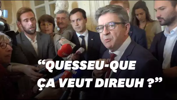 Jean-Luc Mélenchon se moque de l’accent d’une journaliste