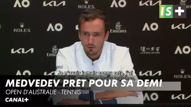 Daniil Medvedev prêt pour sa demi-finale