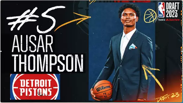 Ausar Thompson Goes #5 Overall In The 2023 #NBADraft