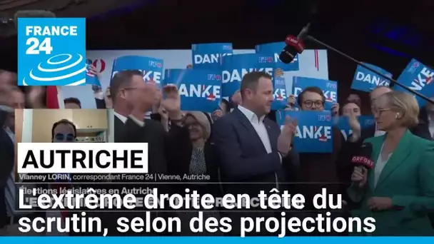 Législatives en Autriche : l'extrême droite en tête du scrutin, selon des projections