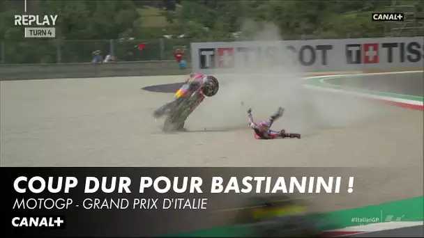Enea Bastianini part à la chute - Grand Prix d'Italie - MotoGP