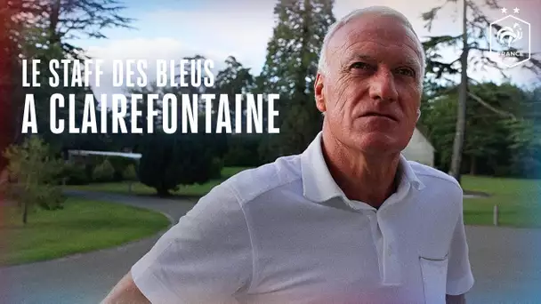 Le staff des Bleus à Clairefontaine