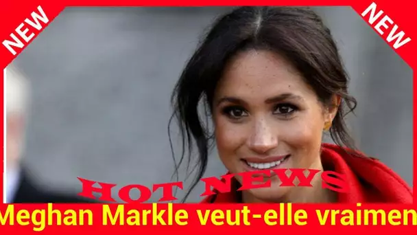 Meghan Markle veut-elle vraiment se réconcilier avec son père ?