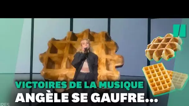 Aux Victoires de la musique 2022, Angèle et sa gaufre font réagir