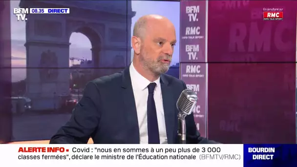 Blanquer : "Dans les écoles, c'est une classe à la fois à la cantine"