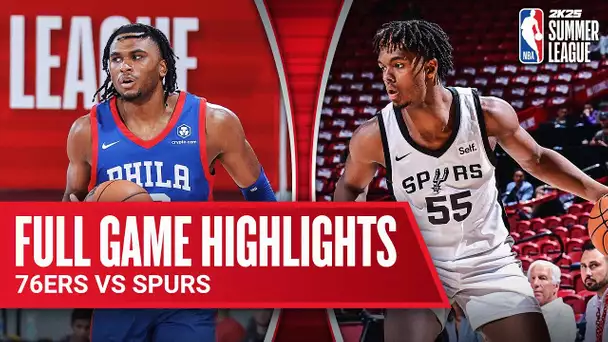 76ERS vs SPURS | NBA SUMMER LEAGUE | FULL GAME HIGHLIGHTS