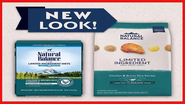 Natural Balance Limited Ingredient Diet | Adult Dry Dog Food with Healthy Grains