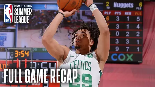 NUGGETS vs CELTICS | Carsen Edwards Shines Again For Boston | MGM Resorts NBA Summer League