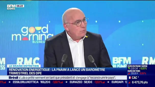 LoÏc Cantin (Fnaim) : La Fnaim a lancé un baromètre trimestriel des DPE