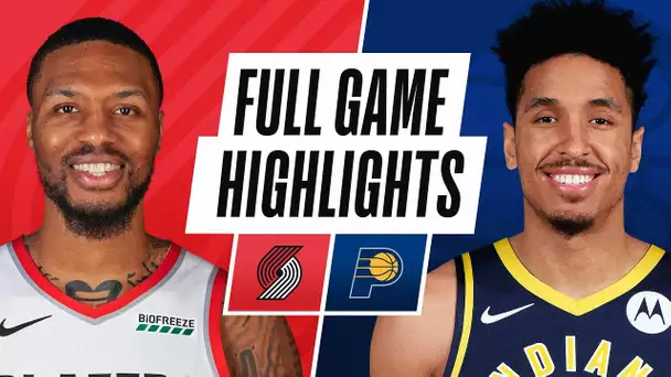 TRAIL BLAZERS at PACERS | FULL GAME HIGHLIGHTS | April 27, 2021