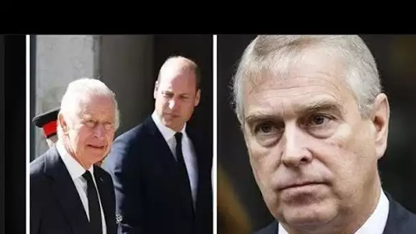 Charles et William sur le front uni du prince Andrew alors qu'ils respectent les souhaits de feu la