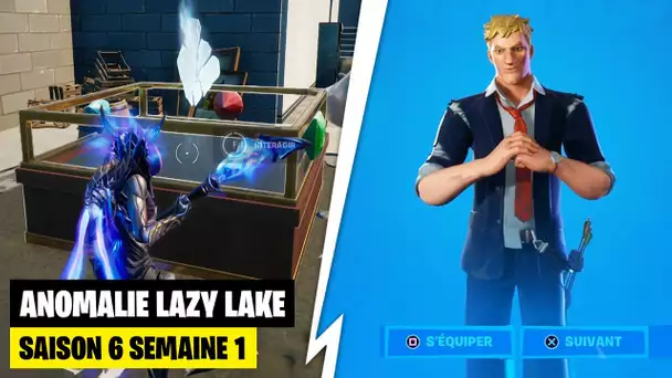 "ENQUÊTER SUR L'ANOMALIE DÉTECTÉE A LAZY LAKE" ! (FORTNITE DEFIS SAISON 6)