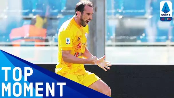 Diego Godín scores on his debut! | Atalanta 5-2 Cagliari | Top Moment | Serie A TIM