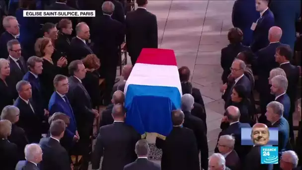 Obsèques de Jacques Chirac : moment d'émotion à l'entrée du cercueil dans l'église Saint-Sulpice