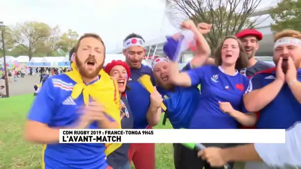 L'avant match avec les supporters Français