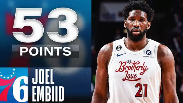 Joel Embiid Drops A Monster DOUBLE-DOUBLE 53 PTS & 12 REB | December 11, 2022