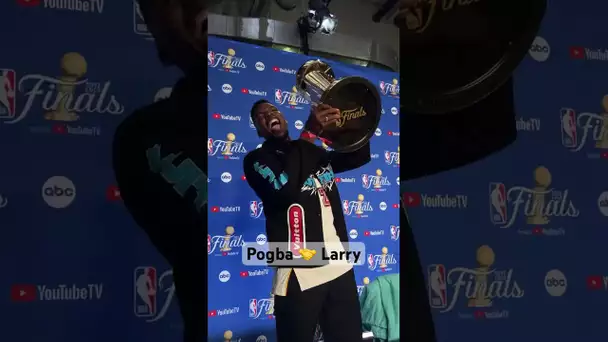 Paul Pogba Hoists The Larry O’Brien Trophy! 🏆👏 | #Shorts