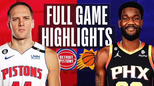 PISTONS at SUNS | NBA FULL GAME HIGHLIGHTS | November 25, 2022