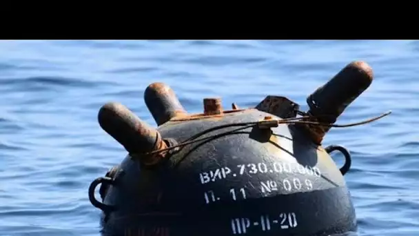 Des mines à la dérive en provenance d'Ukraine retrouvées en mer Noire