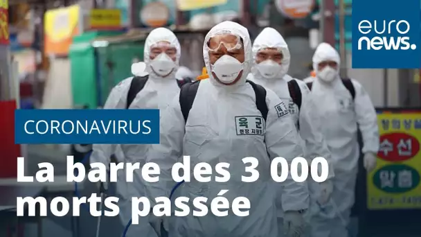 La barre des 3 000 morts du Covid-19 est passée, l'épidémie progresse en France et en Italie