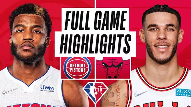 PISTONS at BULLS | FULL GAME HIGHLIGHTS | October 23, 2021