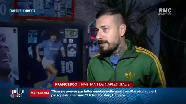 Les supporters de Naples rendent homme à Diego Maradona