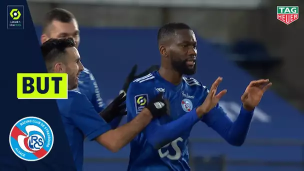 But Jean-Eudes AHOLOU (70'-RC STRASBOURG ALSACE) RC STRASBOURG ALSACE - STADE BRESTOIS 29 2-2 20/21