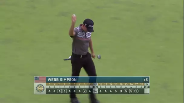 Superbe ficelle de Webb Simpson