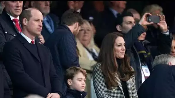 Invité surprise de Prince George à Angleterre v Pays de Galles Six Nations avec William et Kate