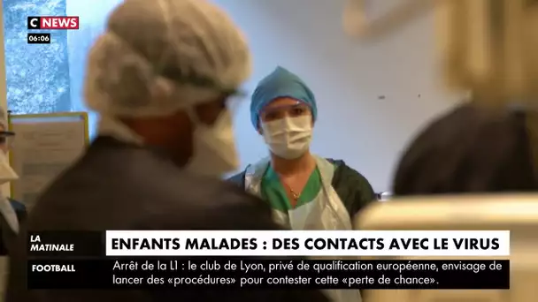 Enfants malades : des contacts avec le virus